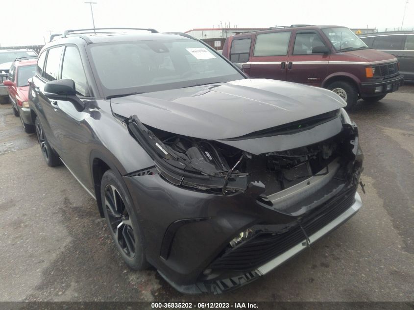 2021 TOYOTA HIGHLANDER XSE - 5TDLZRAH3MS084264