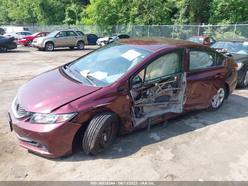 2015 HONDA CIVIC SEDAN LX - 19XFB2F57FE221288