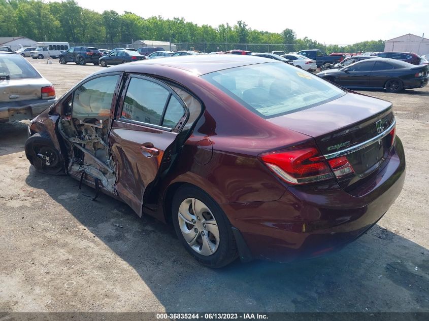 2015 HONDA CIVIC SEDAN LX - 19XFB2F57FE221288