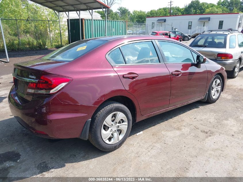 2015 HONDA CIVIC SEDAN LX - 19XFB2F57FE221288