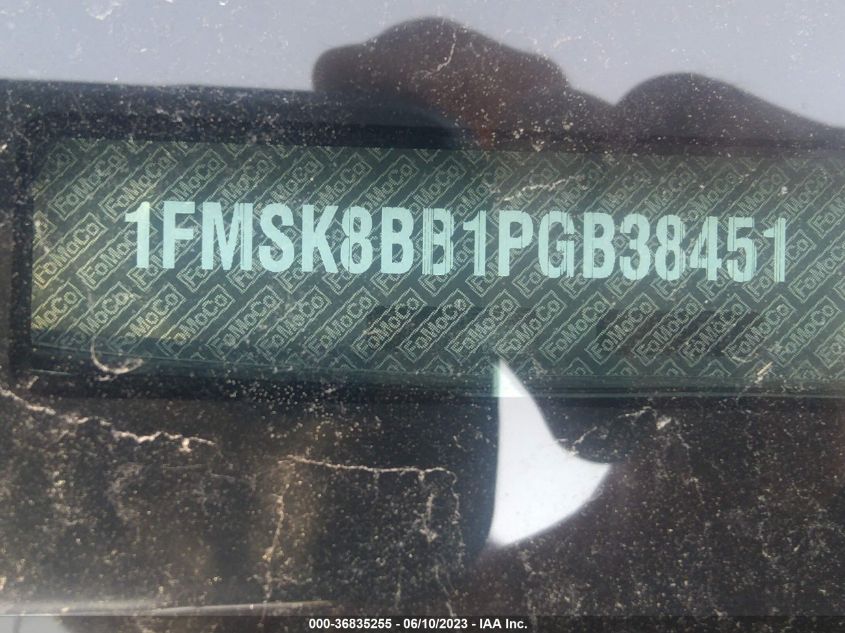 2023 FORD EXPLORER BASE - 1FMSK8BB1PGB38451