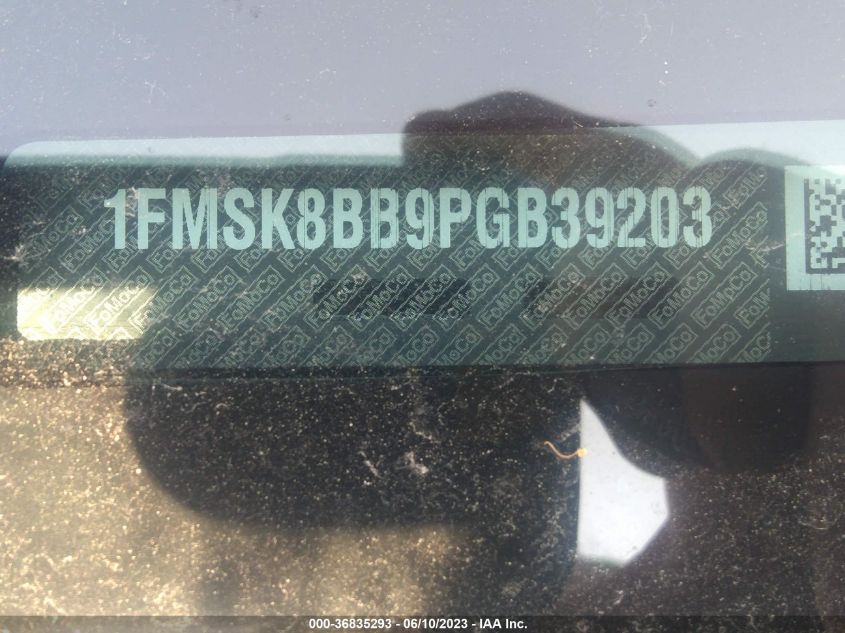 2023 FORD EXPLORER BASE - 1FMSK8BB9PGB39203