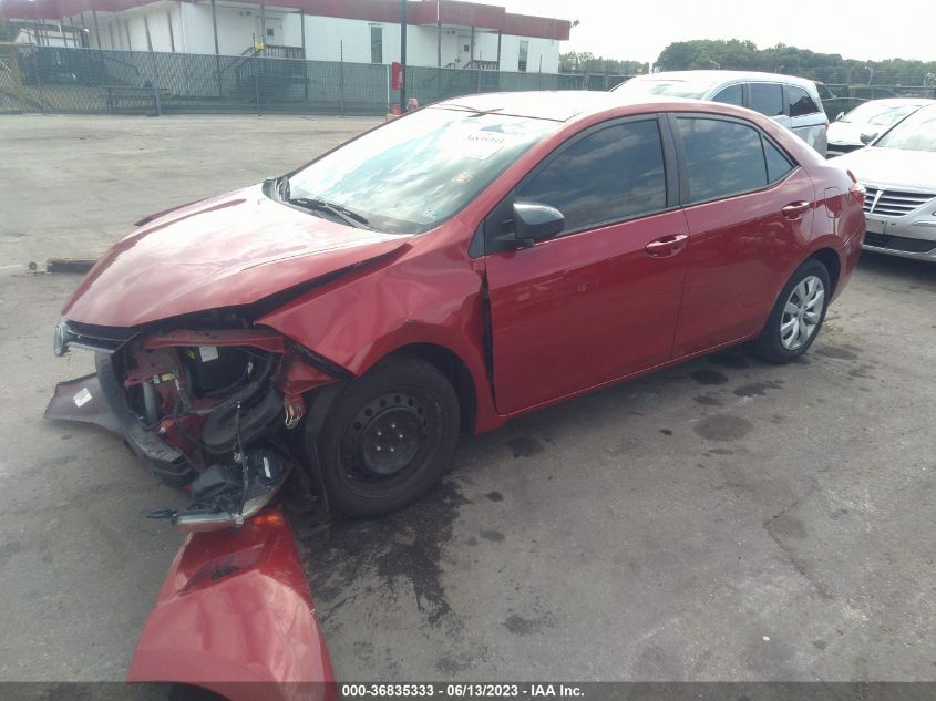 2016 TOYOTA COROLLA L/LE/S/S PLUS/LE PLUS - 2T1BURHEXGC581427