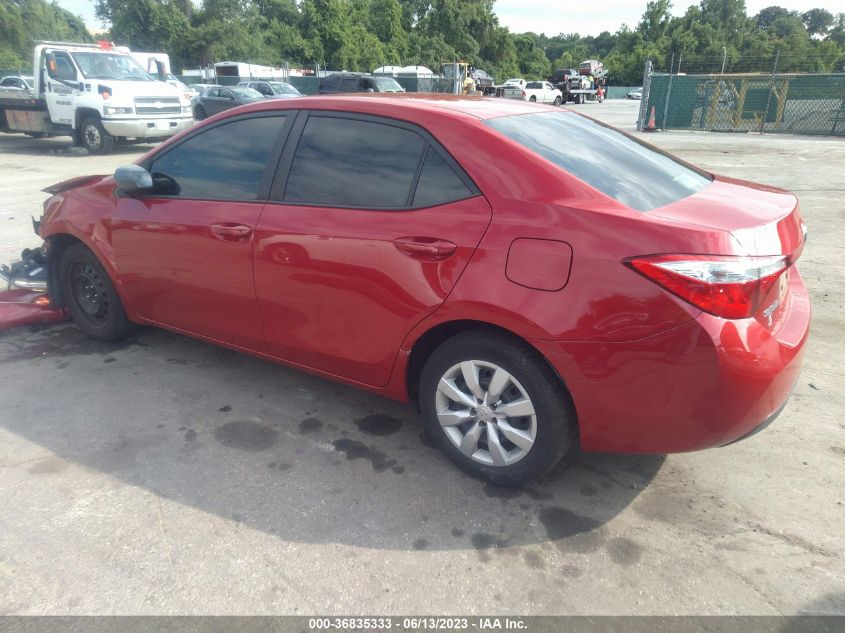 2016 TOYOTA COROLLA L/LE/S/S PLUS/LE PLUS - 2T1BURHEXGC581427