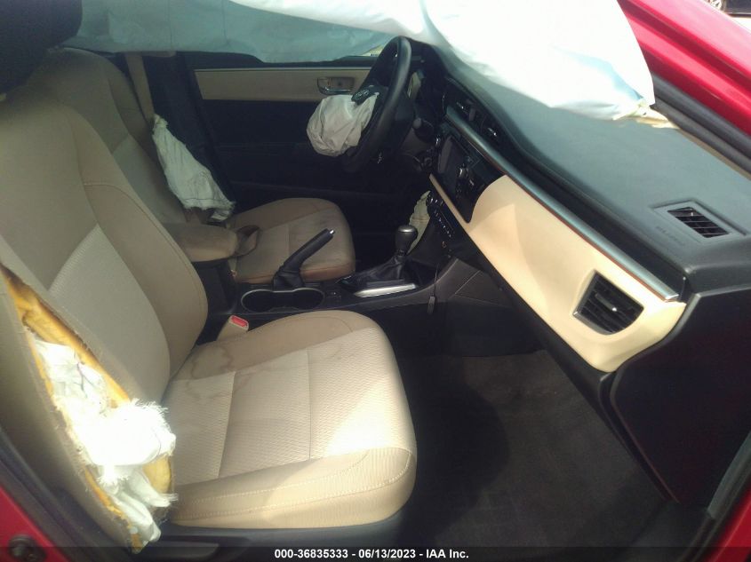 2016 TOYOTA COROLLA L/LE/S/S PLUS/LE PLUS - 2T1BURHEXGC581427