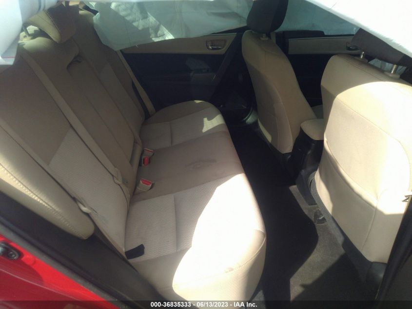 2016 TOYOTA COROLLA L/LE/S/S PLUS/LE PLUS - 2T1BURHEXGC581427