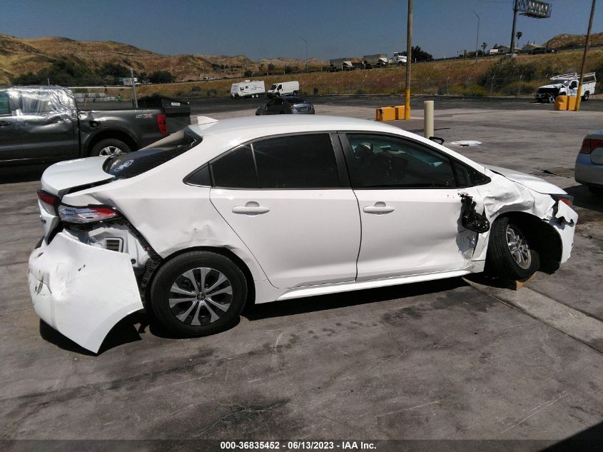 2022 TOYOTA COROLLA HYBRID LE - JTDEAMDE7N3007825