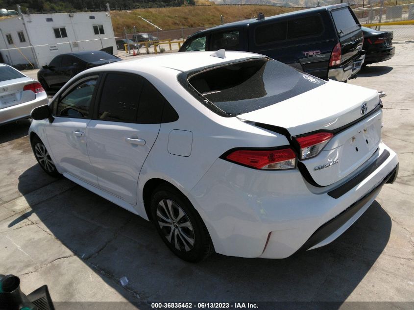 2022 TOYOTA COROLLA HYBRID LE - JTDEAMDE7N3007825