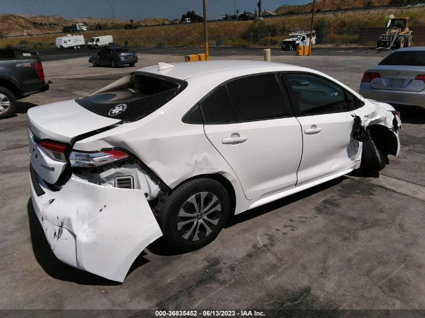 2022 TOYOTA COROLLA HYBRID LE - JTDEAMDE7N3007825