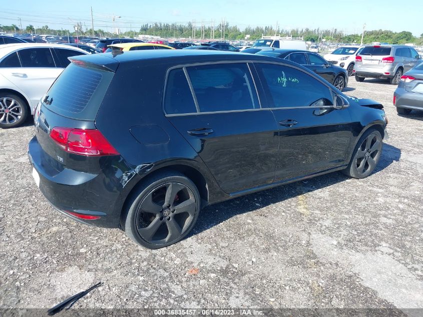2015 VOLKSWAGEN GOLF TDI - 3VW2A7AU2FM053365