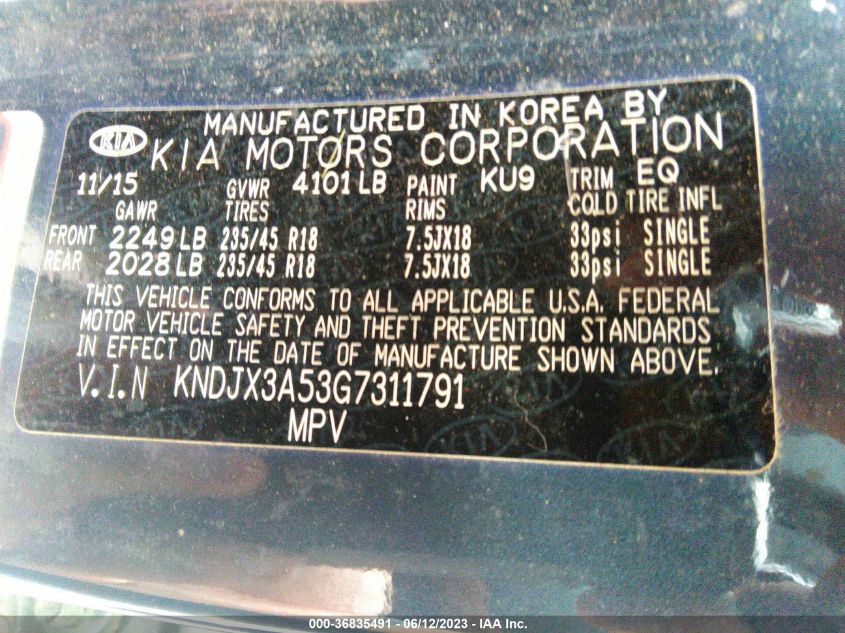 2016 KIA SOUL ! - KNDJX3A53G7311791