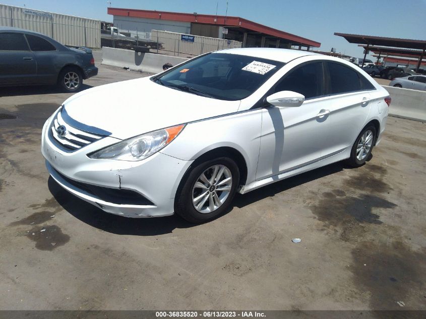 2014 HYUNDAI SONATA GLS - 5NPEB4AC8EH876342