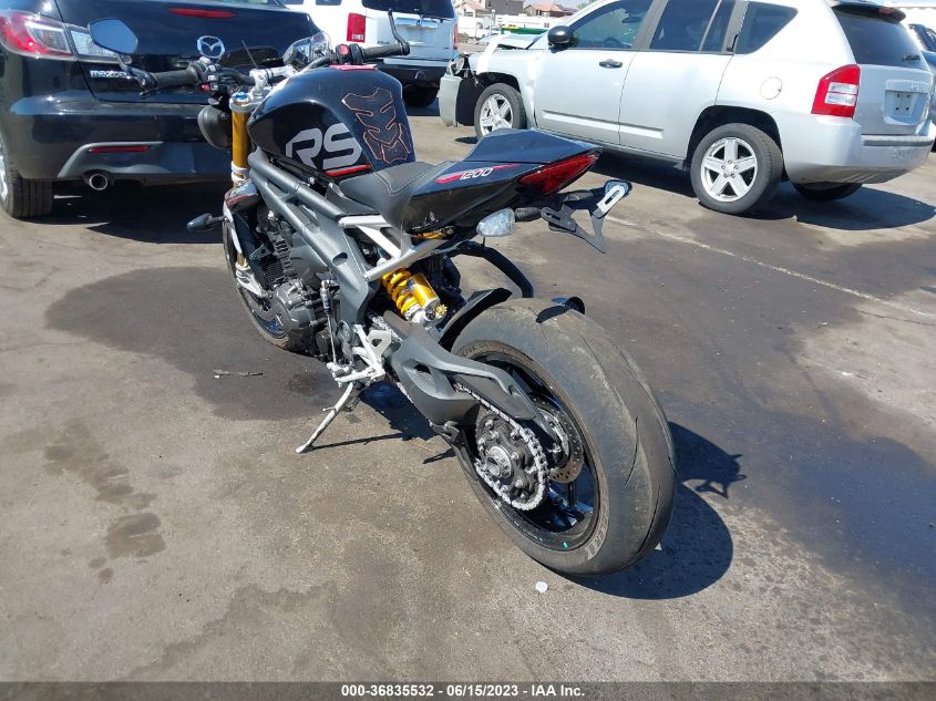 2022 TRIUMPH MOTORCYCLE SPEED TRIPLE 1200 RS - SMTP01ST4NTAW2183