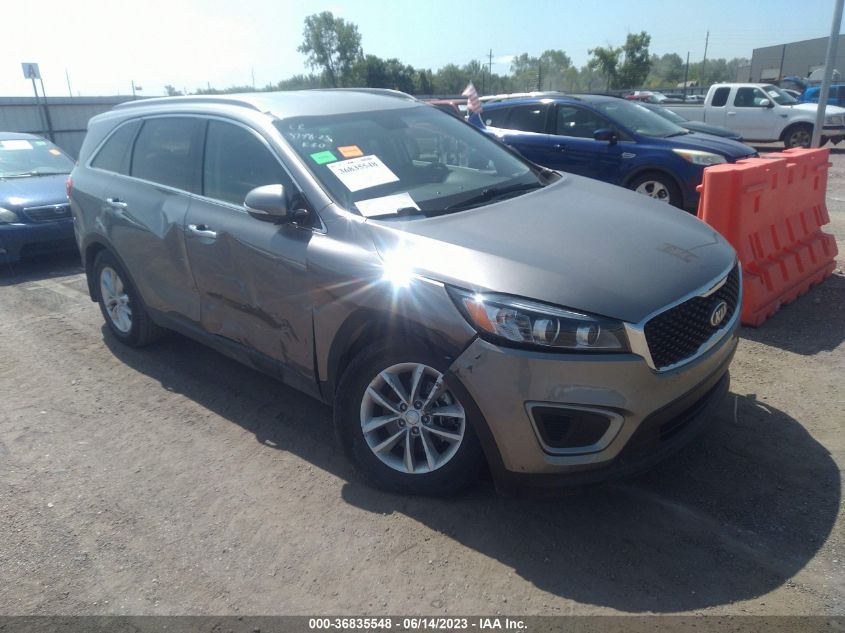 2017 KIA SORENTO LX/L - 5XYPG4A36HG285593