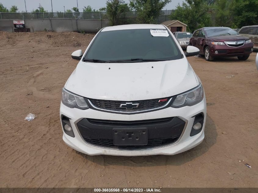 2019 CHEVROLET SONIC LT - 1G1JD6SB0K4114269