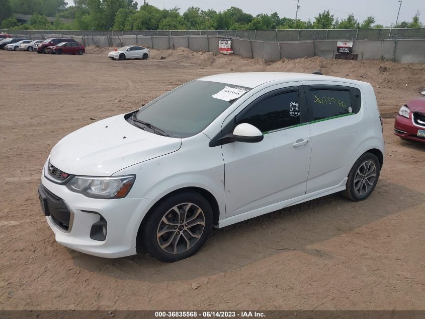 2019 CHEVROLET SONIC LT - 1G1JD6SB0K4114269