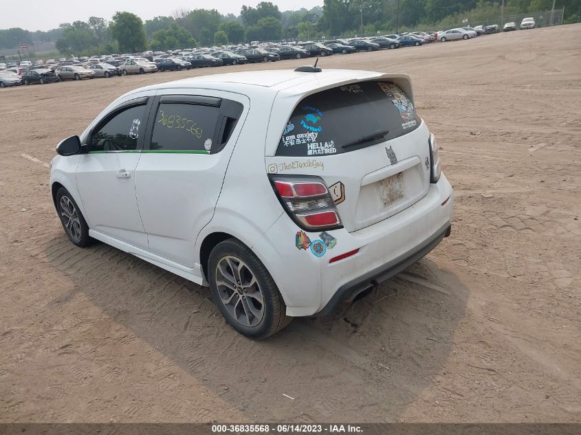 2019 CHEVROLET SONIC LT - 1G1JD6SB0K4114269