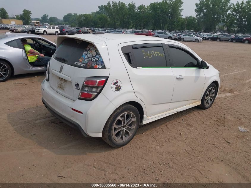 2019 CHEVROLET SONIC LT - 1G1JD6SB0K4114269