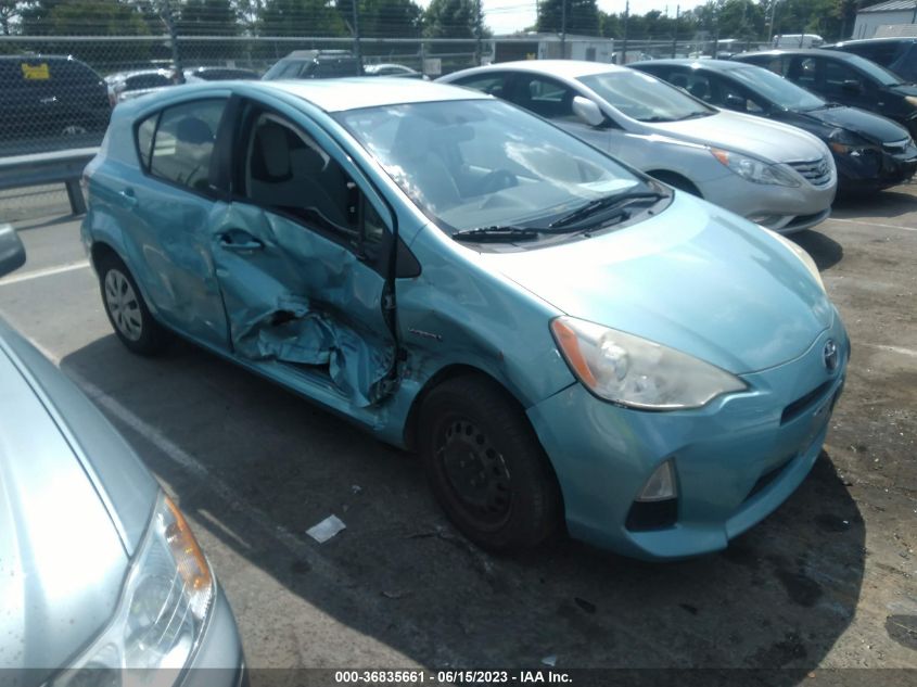 2013 TOYOTA PRIUS C ONE/TWO/THREE/FOUR - JTDKDTB33D1040031
