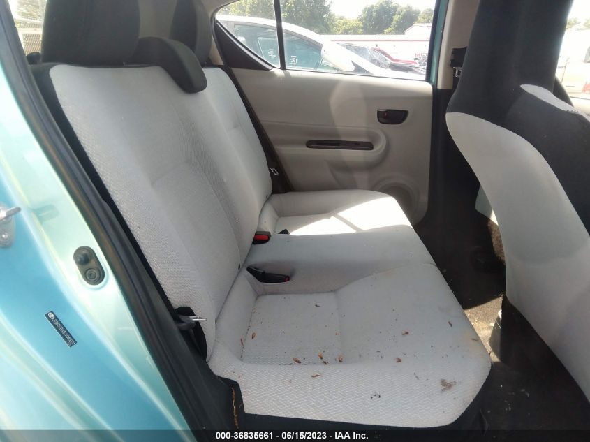 2013 TOYOTA PRIUS C ONE/TWO/THREE/FOUR - JTDKDTB33D1040031