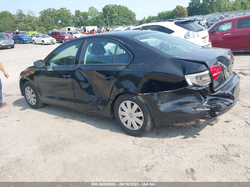 2015 VOLKSWAGEN JETTA SEDAN 2.0L S - 3VW2K7AJ0FM407371