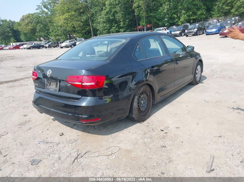 2015 VOLKSWAGEN JETTA SEDAN 2.0L S - 3VW2K7AJ0FM407371