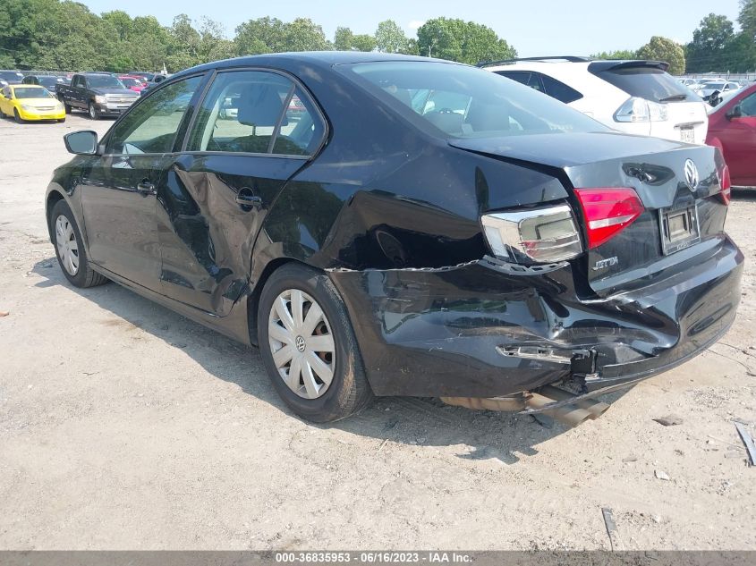 2015 VOLKSWAGEN JETTA SEDAN 2.0L S - 3VW2K7AJ0FM407371