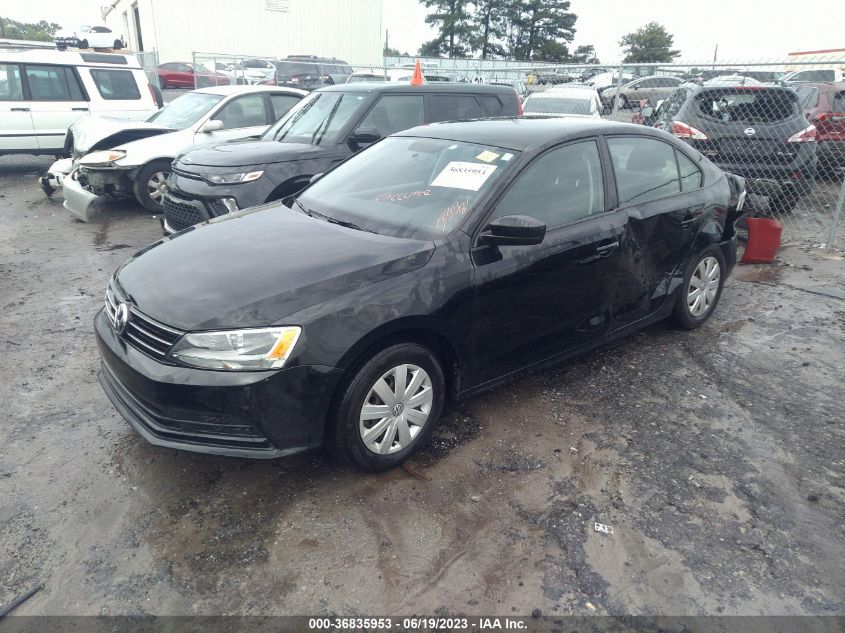 2015 VOLKSWAGEN JETTA SEDAN 2.0L S - 3VW2K7AJ0FM407371