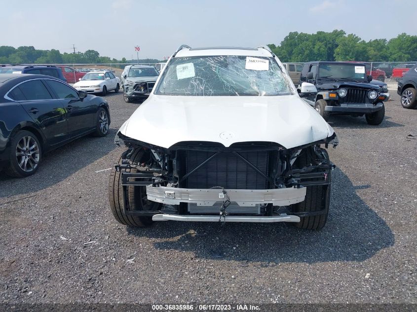 2023 BMW X7 XDRIVE40I - 5UX23EM02P9P76156