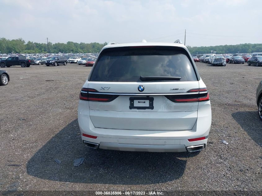 2023 BMW X7 XDRIVE40I - 5UX23EM02P9P76156