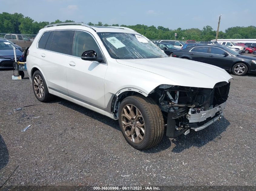2023 BMW X7 XDRIVE40I - 5UX23EM02P9P76156