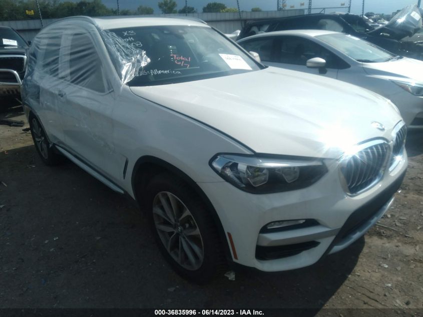 2019 BMW X3 XDRIVE30I - 5UXTR9C50KLP97249