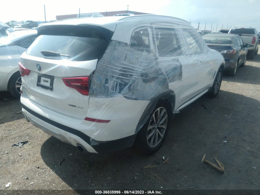 2019 BMW X3 XDRIVE30I - 5UXTR9C50KLP97249