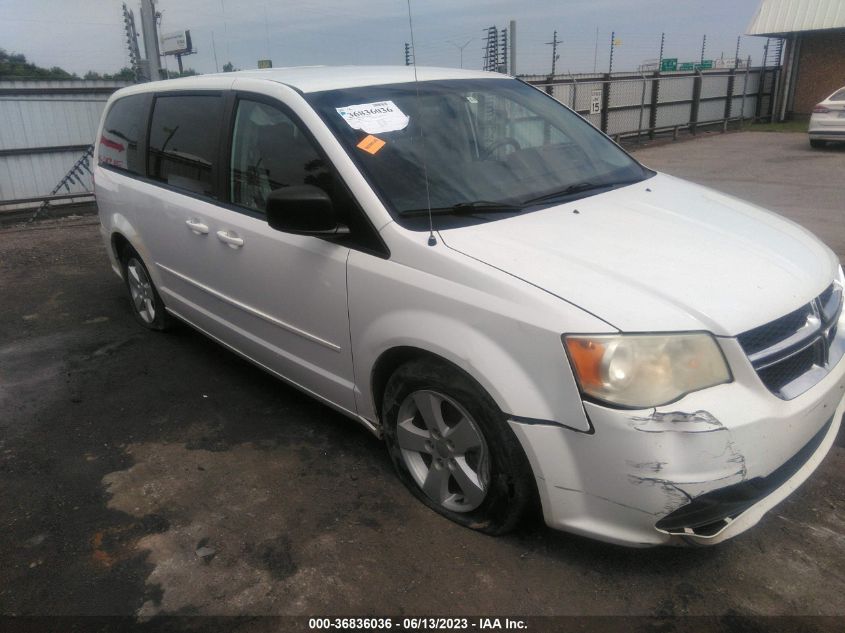2013 DODGE GRAND CARAVAN SE - 2C4RDGBG9DR727700