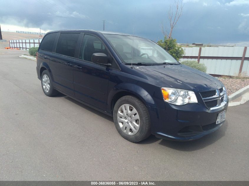 2016 DODGE GRAND CARAVAN SE - 2C4RDGBG3GR114962