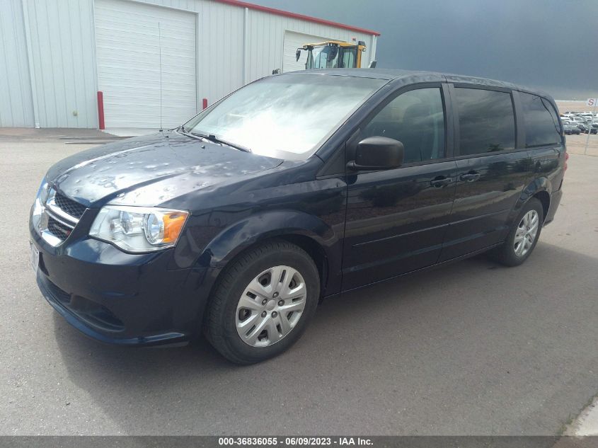 2016 DODGE GRAND CARAVAN SE - 2C4RDGBG3GR114962