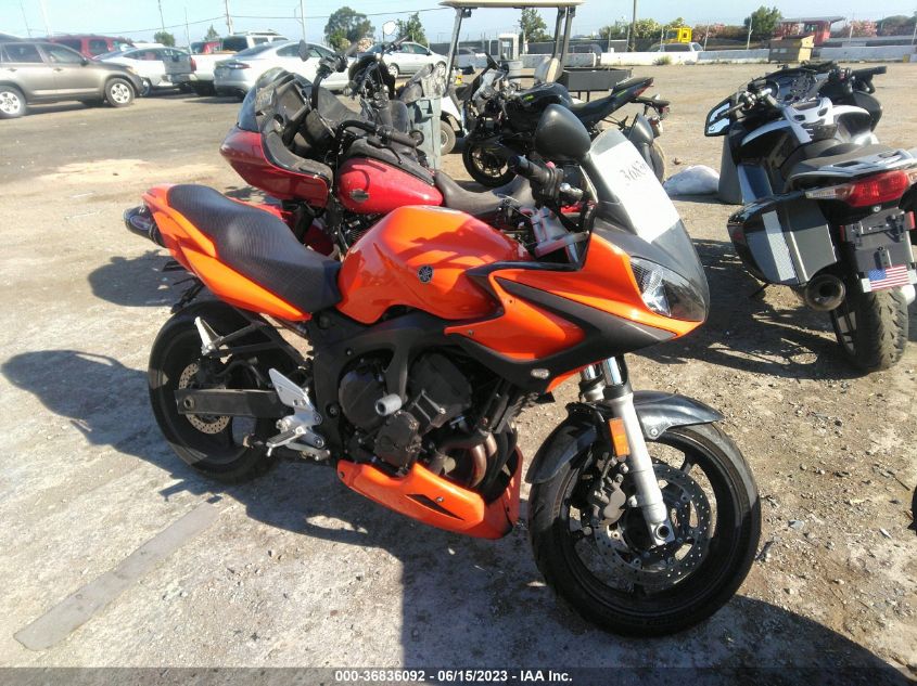 2006 YAMAHA FZ6 S - JYARJ08EX6A006584