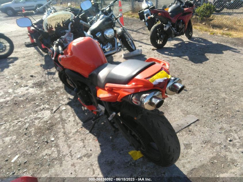 2006 YAMAHA FZ6 S JYARJ08EX6A006584