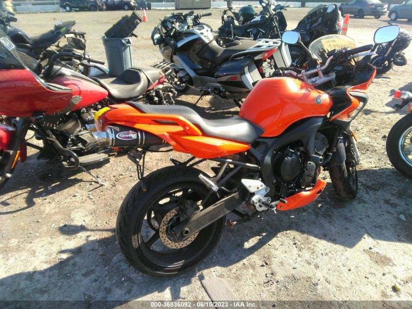2006 YAMAHA FZ6 S JYARJ08EX6A006584