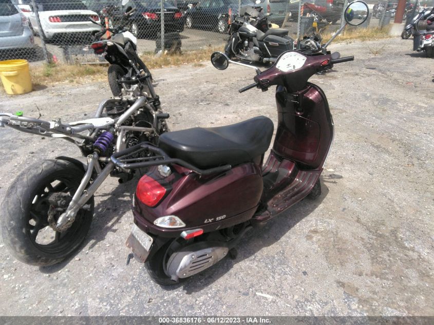 2006 VESPA LX 150 - ZAPM448F765003350
