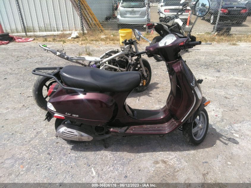 2006 VESPA LX 150 - ZAPM448F765003350