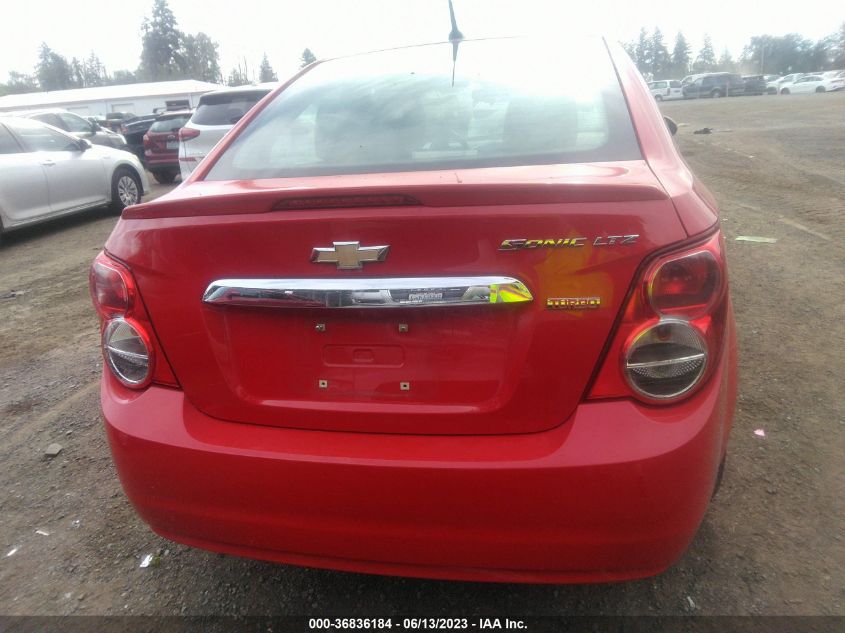 2013 CHEVROLET SONIC LTZ - 1G1JE5SB0D4233160