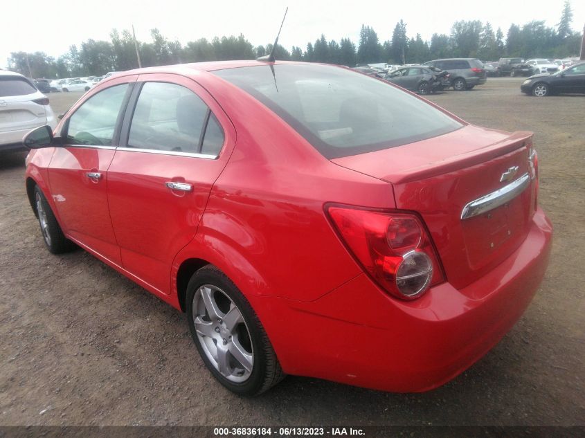 2013 CHEVROLET SONIC LTZ - 1G1JE5SB0D4233160