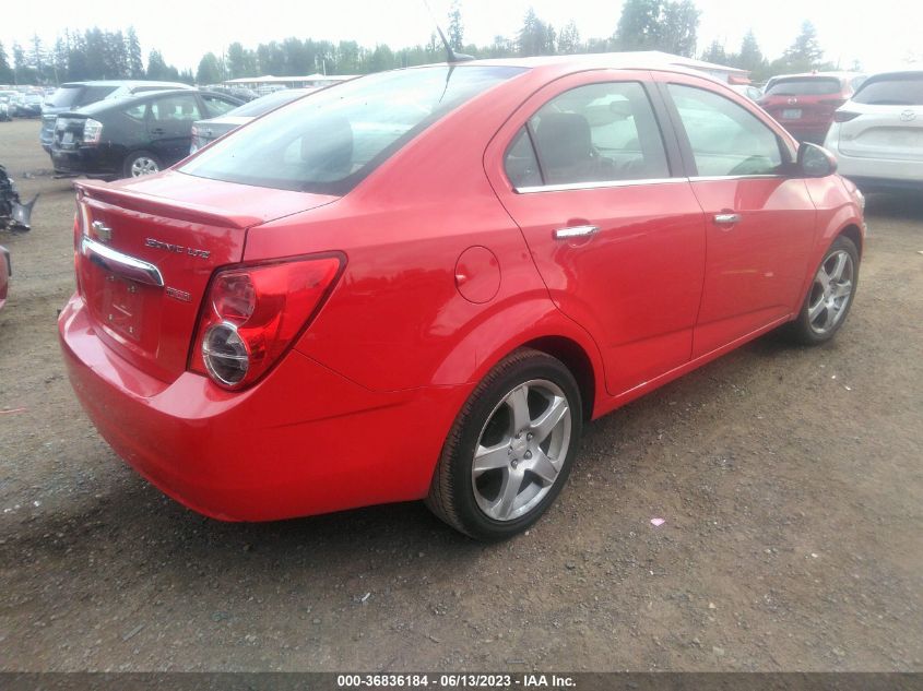 2013 CHEVROLET SONIC LTZ - 1G1JE5SB0D4233160
