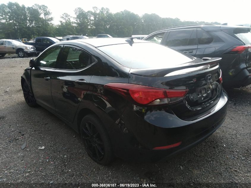 2016 HYUNDAI ELANTRA SE - 5NPDH4AE9GH713472