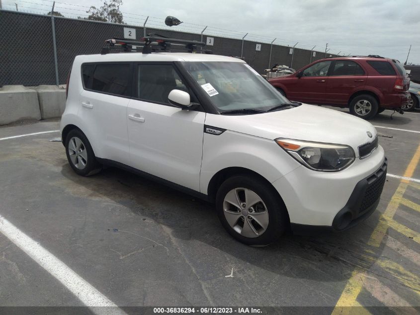 2015 KIA SOUL BASE - KNDJN2A24F7186045