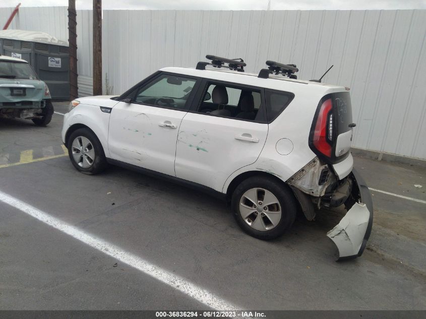 2015 KIA SOUL BASE - KNDJN2A24F7186045