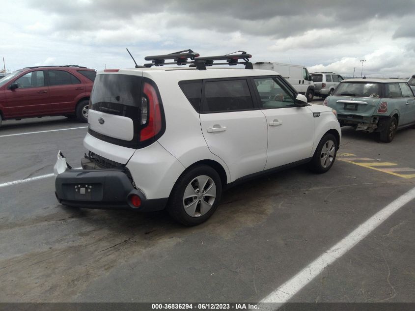 2015 KIA SOUL BASE - KNDJN2A24F7186045