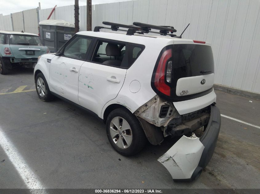 2015 KIA SOUL BASE - KNDJN2A24F7186045