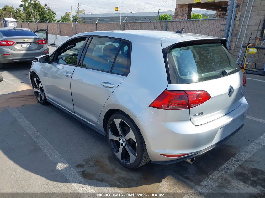 2015 VOLKSWAGEN GOLF GTI SE - 3VW4T7AU6FM007489